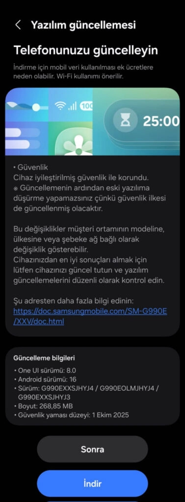 Güncelleme birçok kritik hatayı düzeltiyor