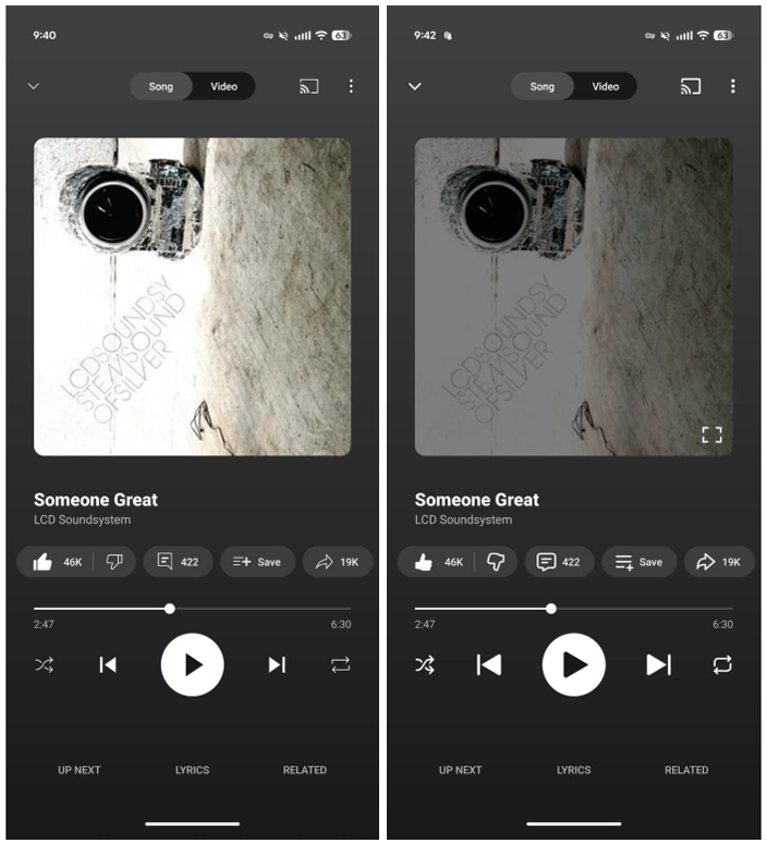 YouTube Music arayüz simgelerini baştan aşağı yeniledi