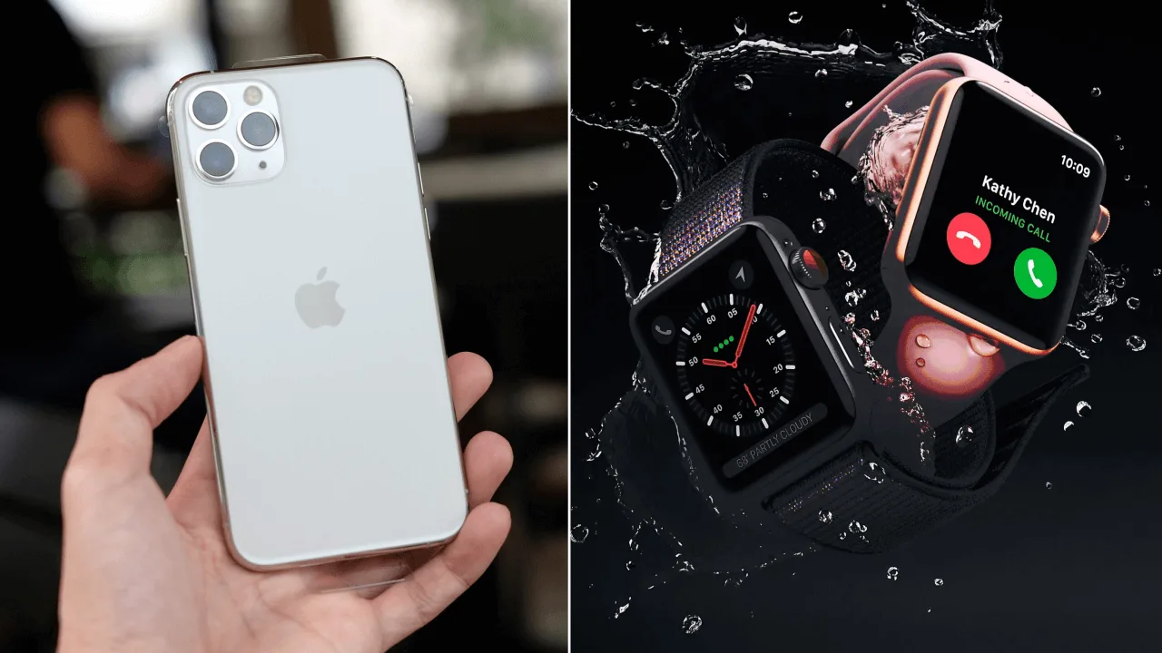 iPhone 11 Pro Max, Apple Watch Series 3
