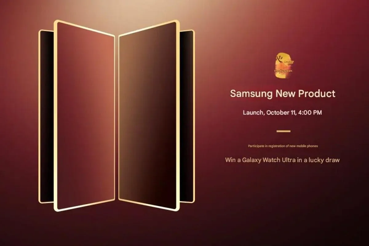 Samsung W26 teaser görüntüsü