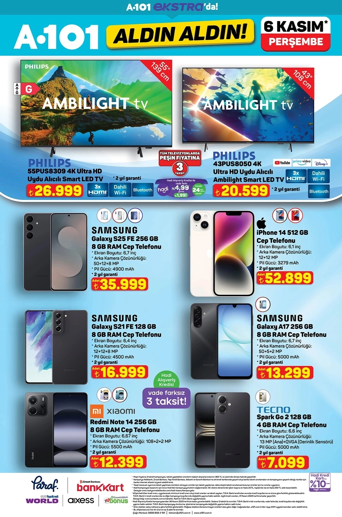 Galaxy S25 FE'nin indirimli A101 fiyatı ne kadar?