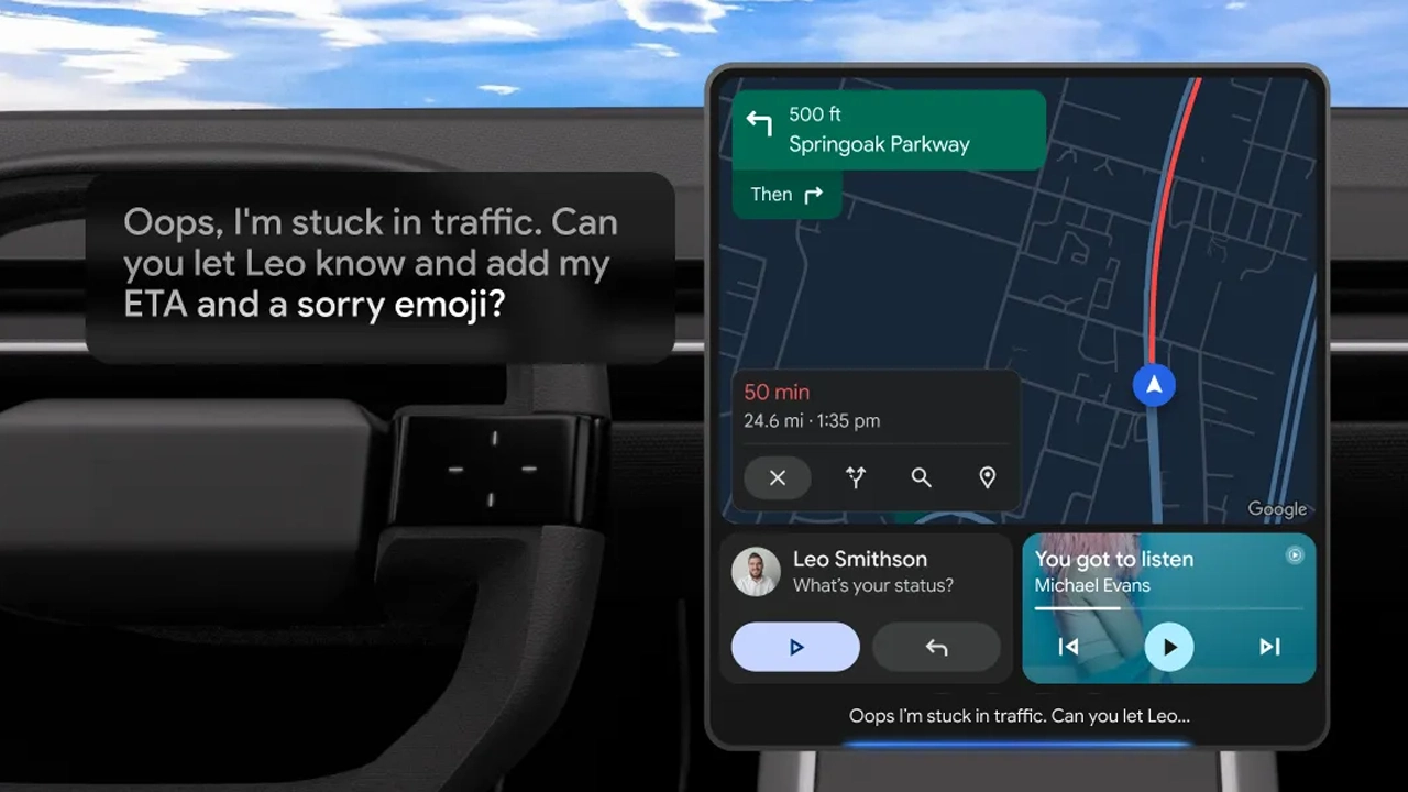 Android Auto Google Gemini