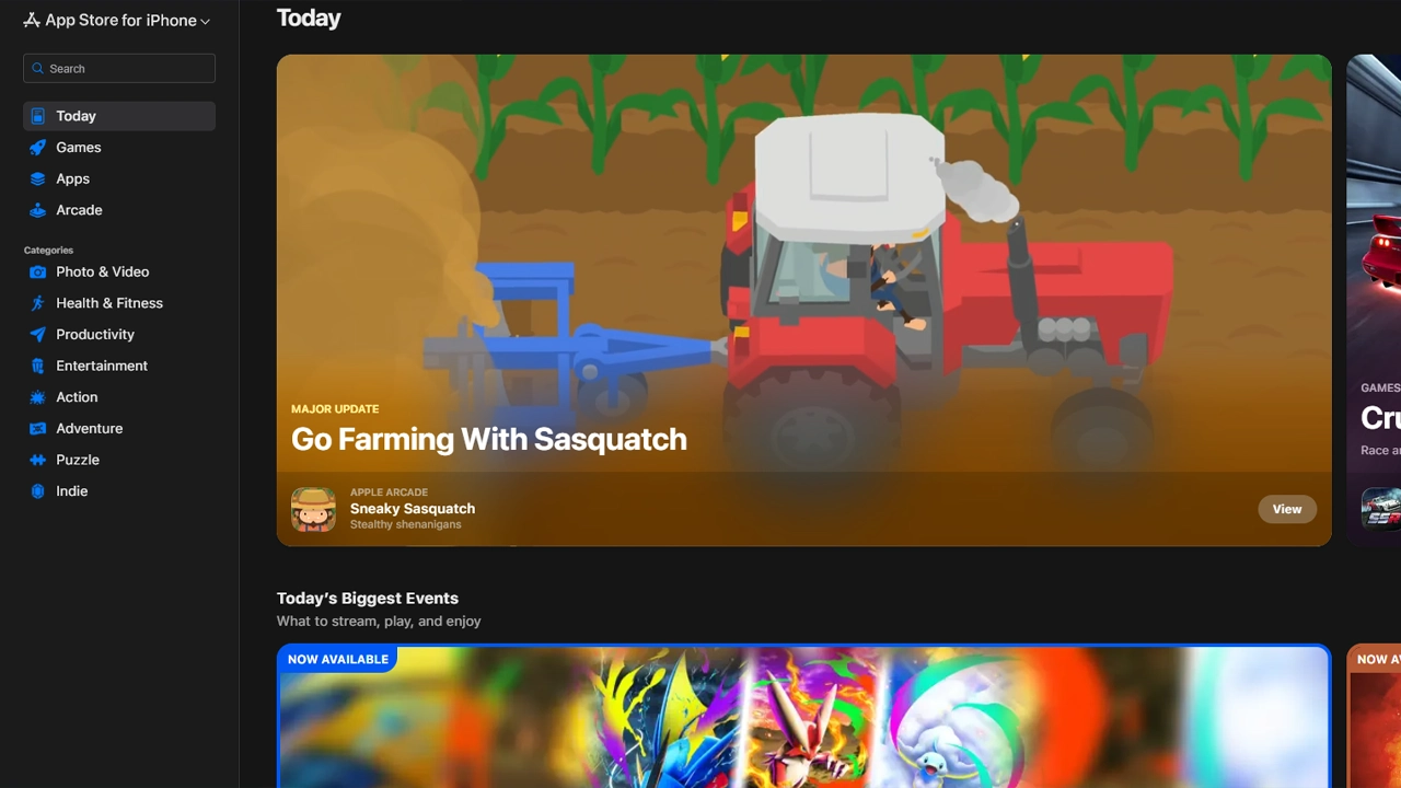 App Store web sürümü