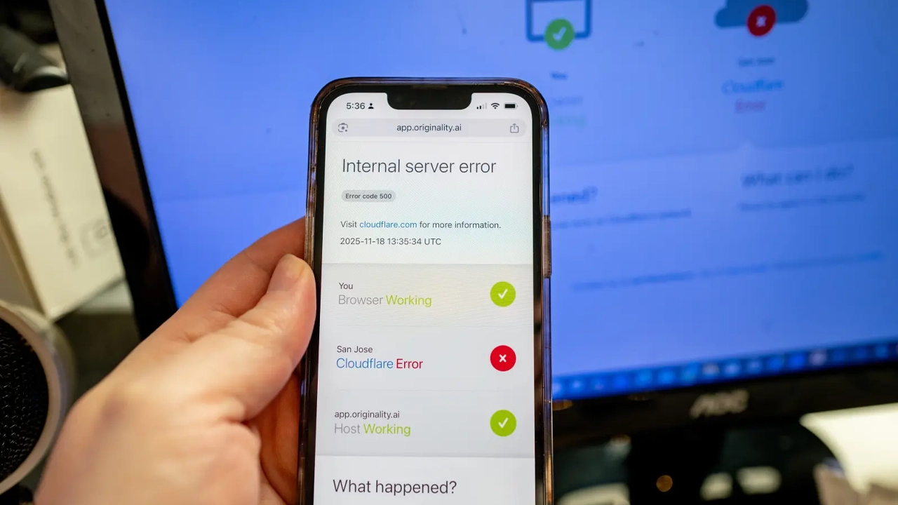 Cloudflare internal server error