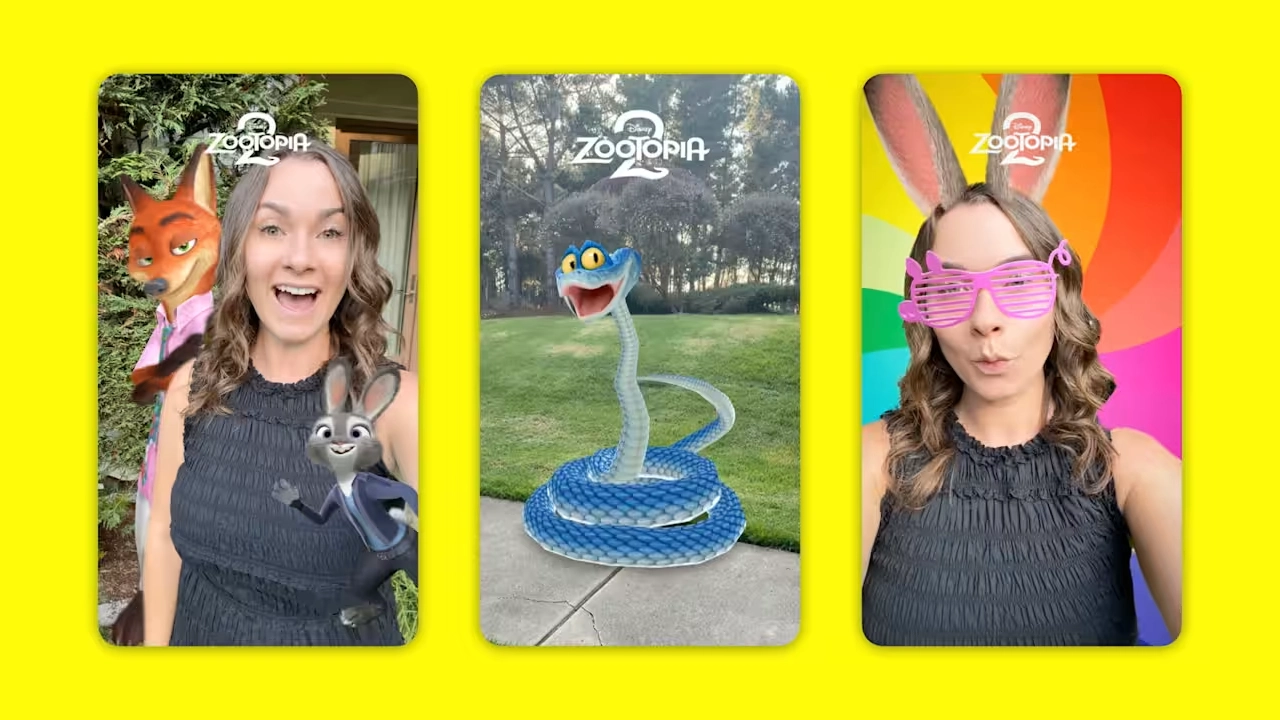 Snapchat Zootopia 2