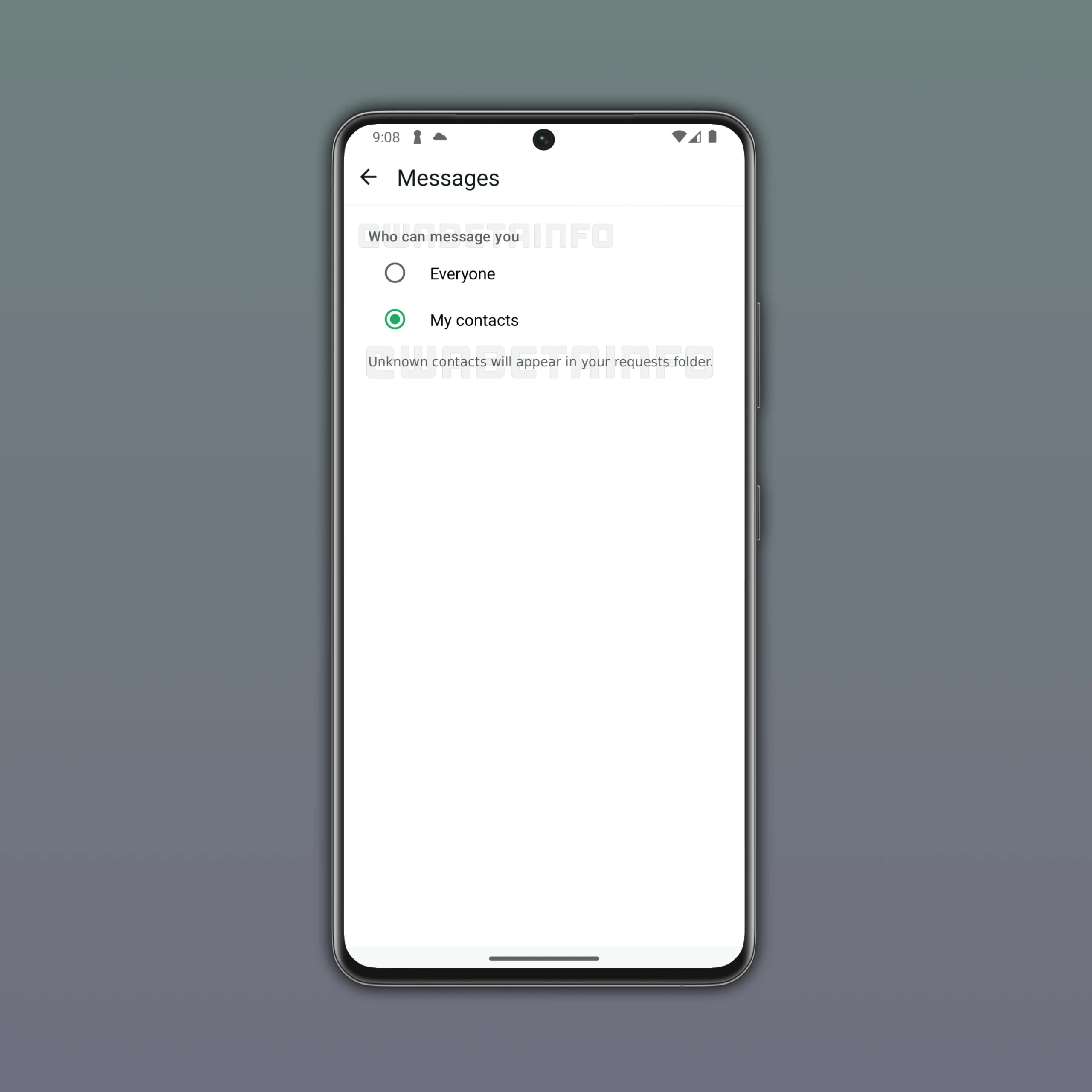 whatsapp istekler klasörü