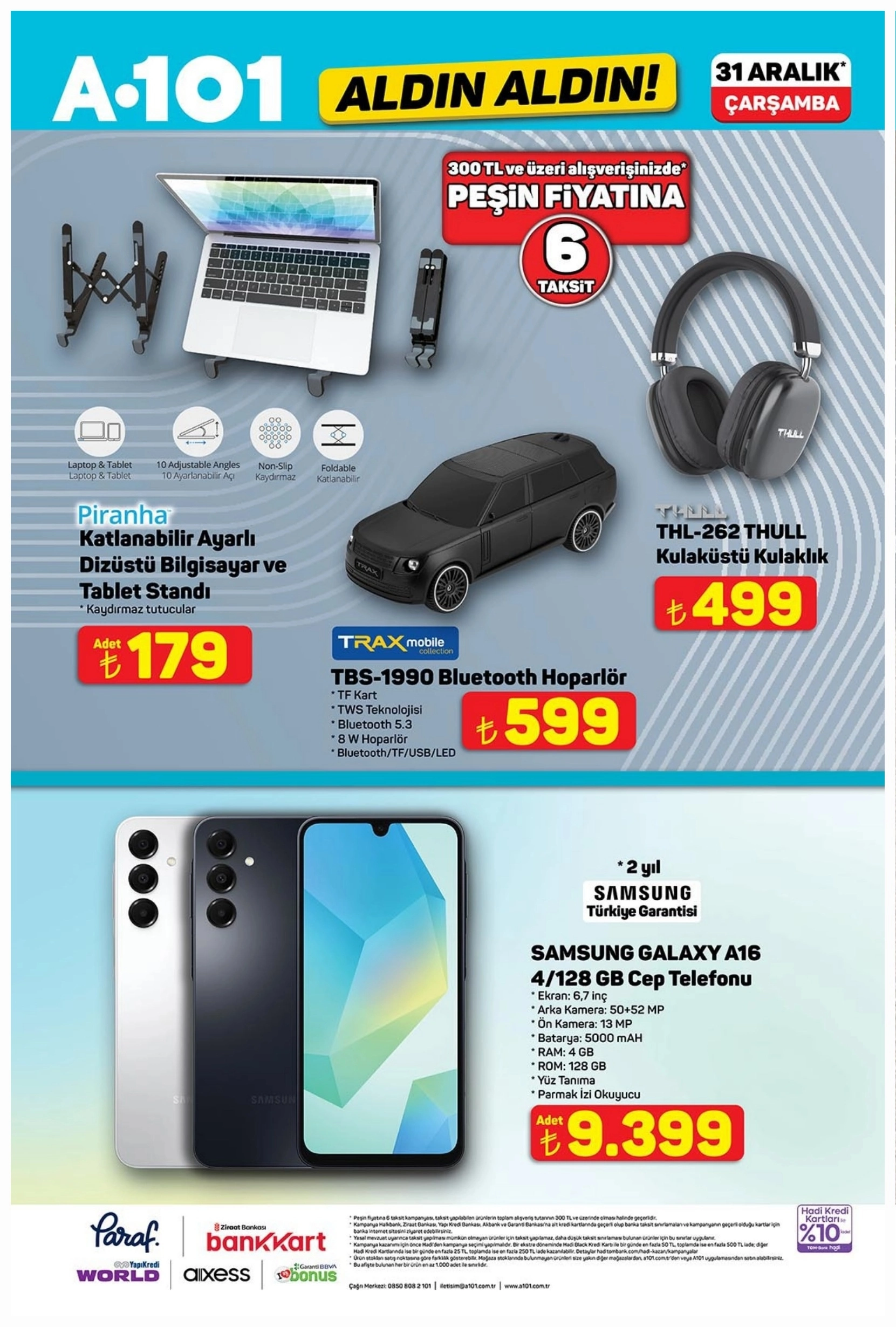 Samsung Galaxy A16 bütçe dostu fiyatla A101'e geldi