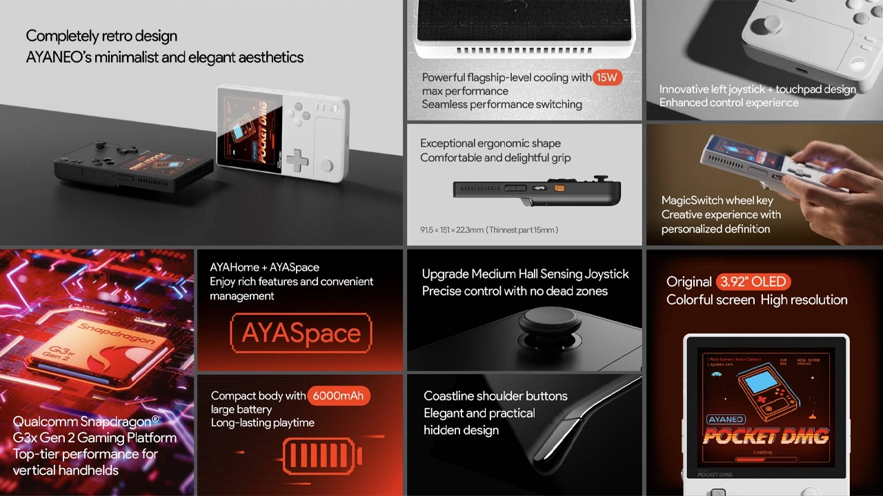 Ayaneo Pocket DMG Silver Edition