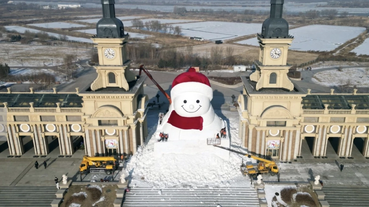 En büyük kardan adam