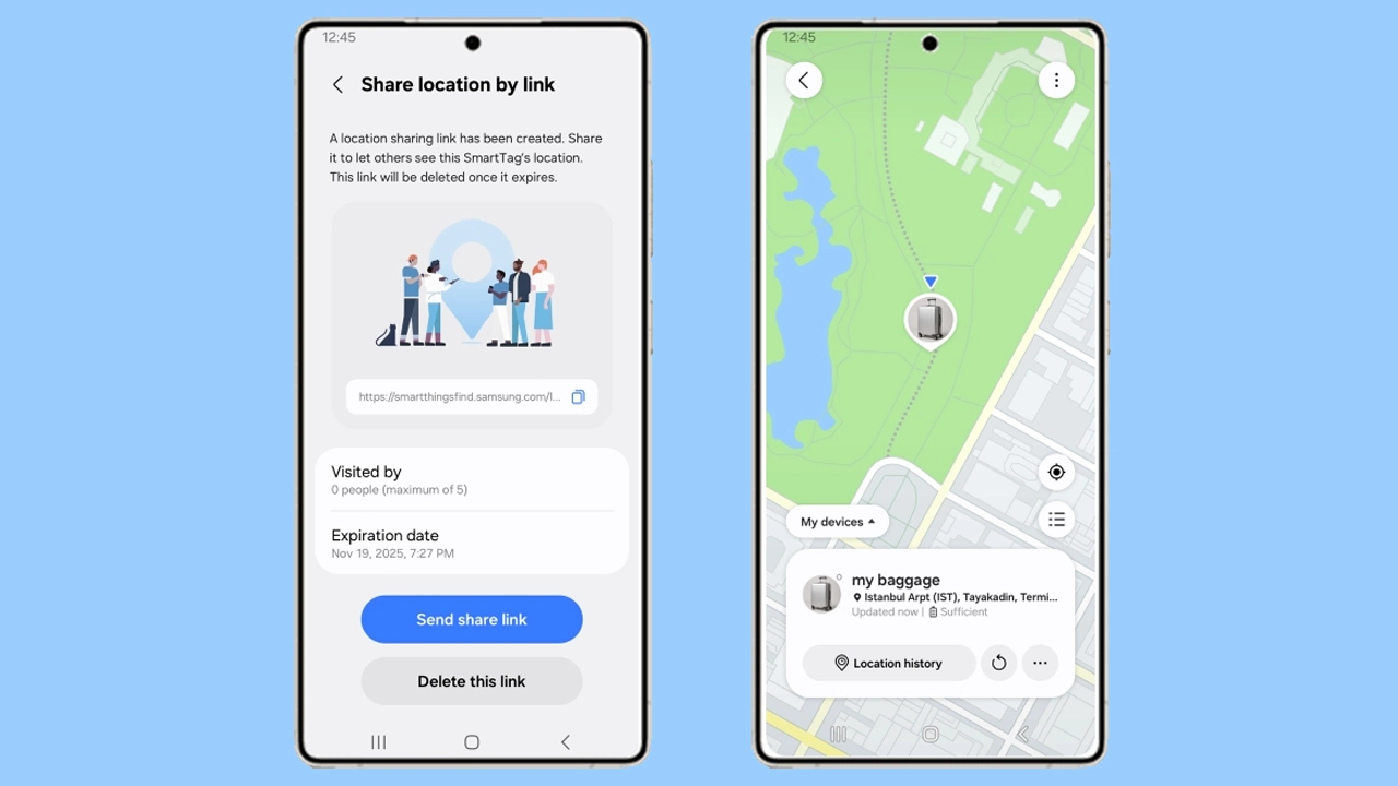 Samsung Galaxy SmartTag ile bagaj takibi kolaylaşıyor