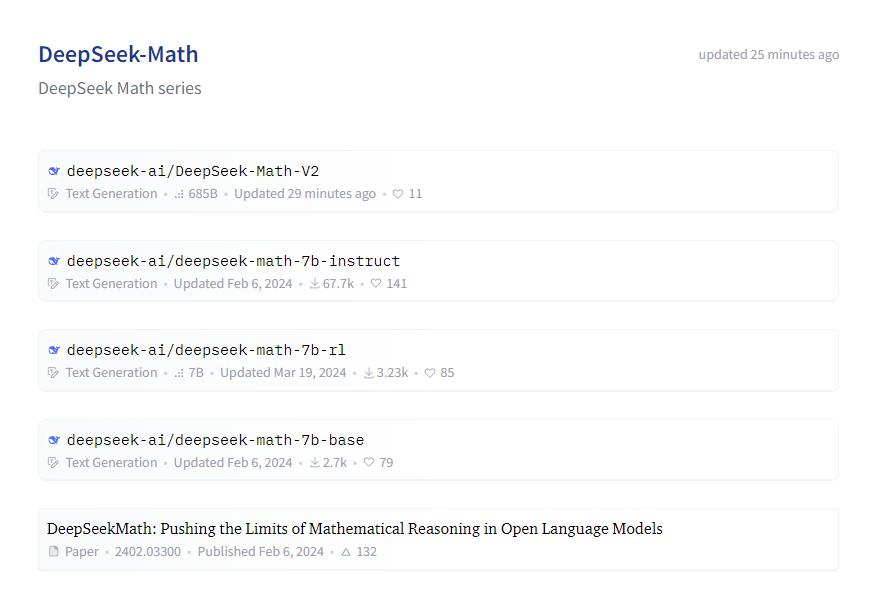 DeepSeek Math-V2 Hugging Face