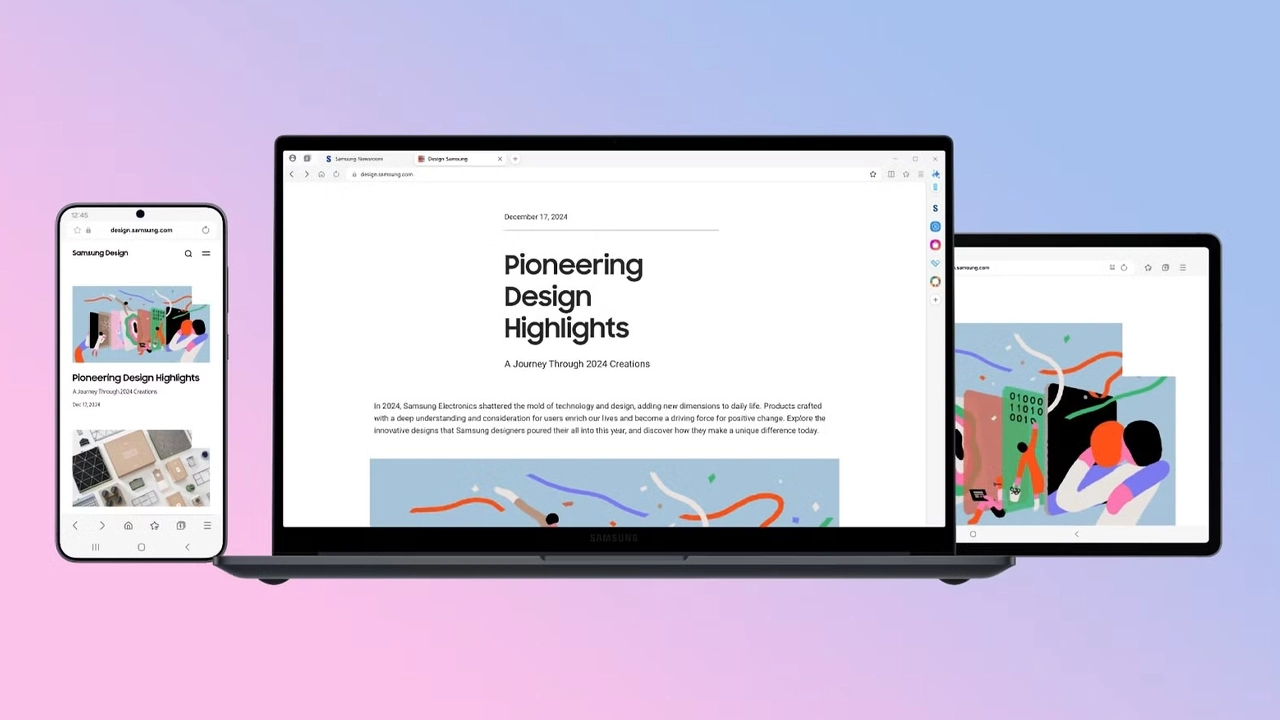 Samsung Browser internet tarayıcısı