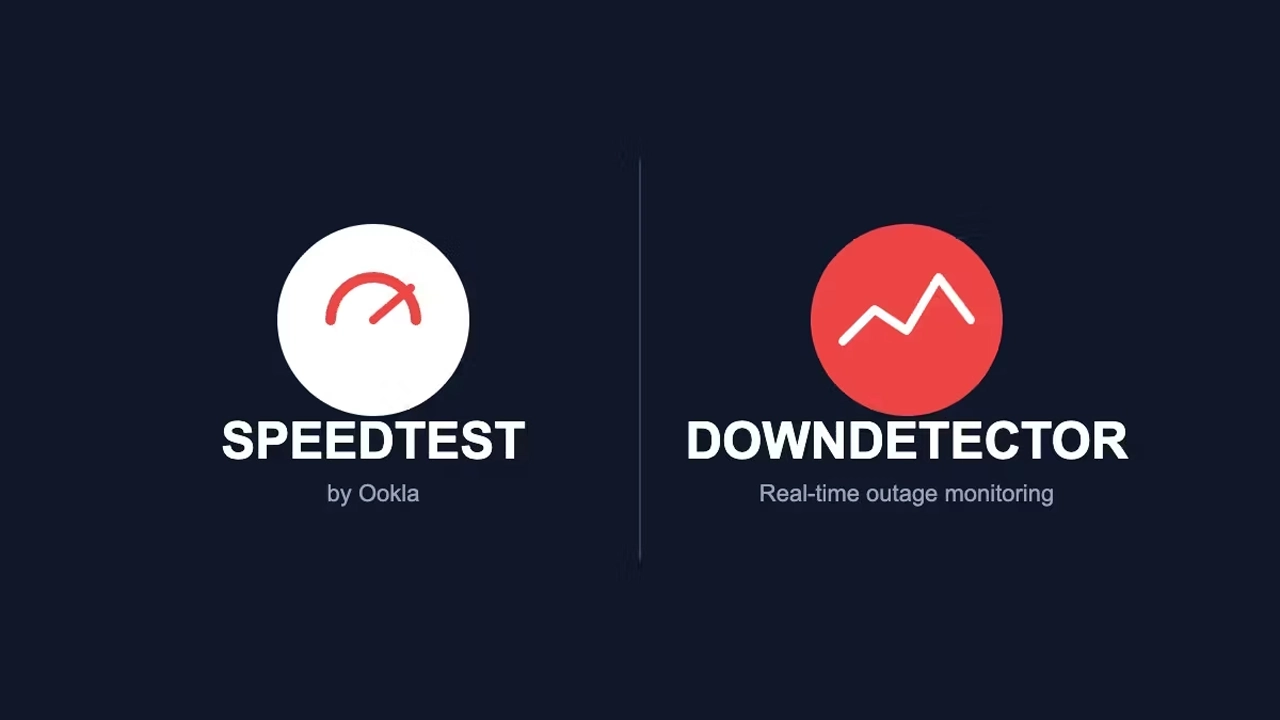Speedtest ve Downdetector
