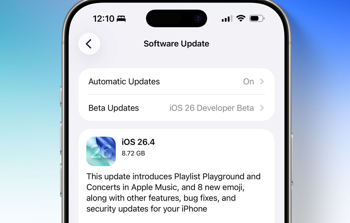 iOS 26.4 güncellemesi