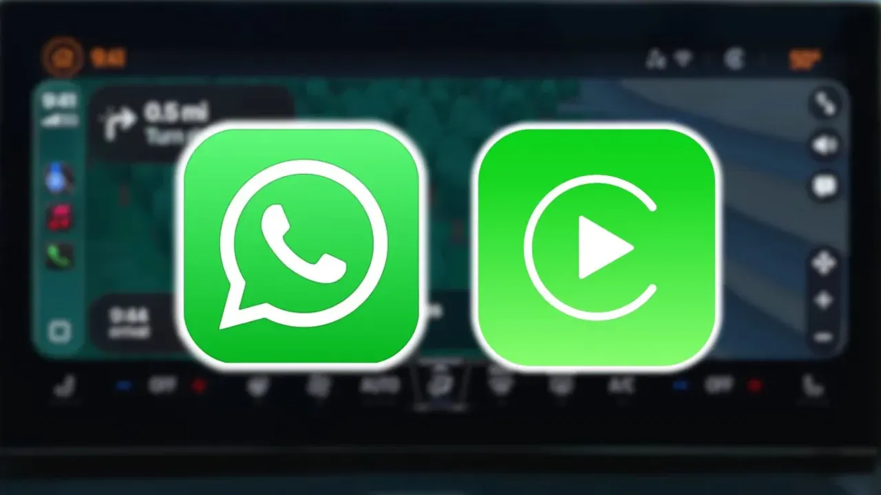 Apple CarPlay için yerleşik WhatsApp uygulaması yayınlandı Apple CarPlay WhatsApp