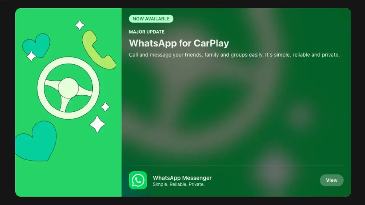 Apple CarPlay WhatsApp uygulaması