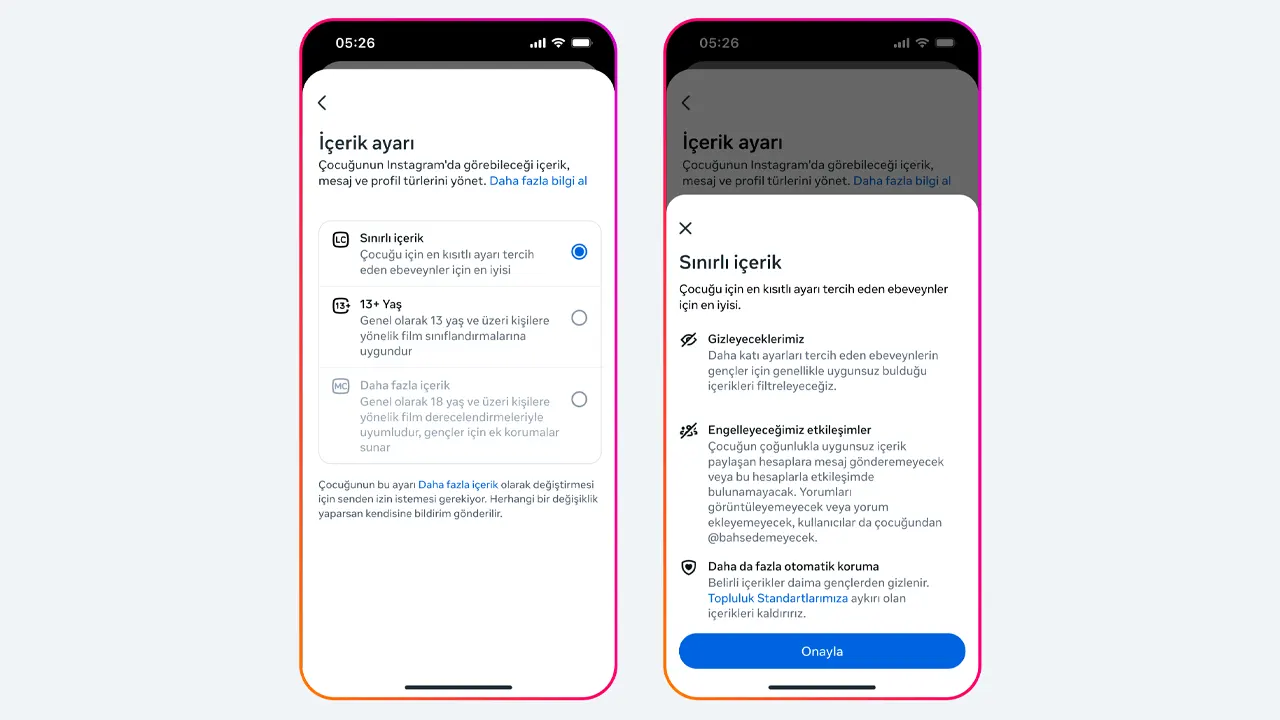 Genç Instagram kullanıcıları için neler değişecek?