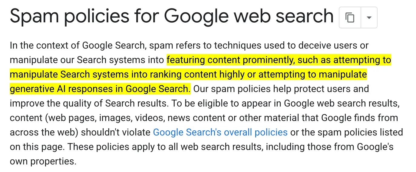 Google aramalarda spam politikalarını yeniledi