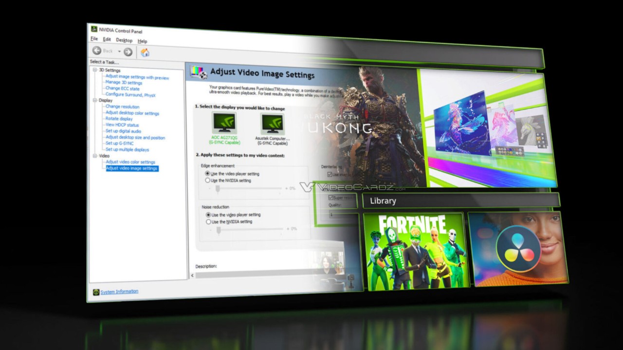 nvidia kontrol paneli