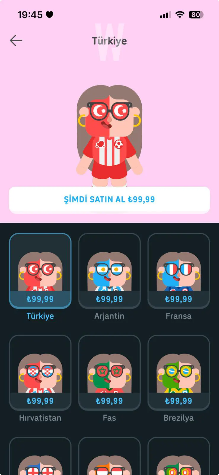 48 milli takımın forması Duolingo'ya geldi