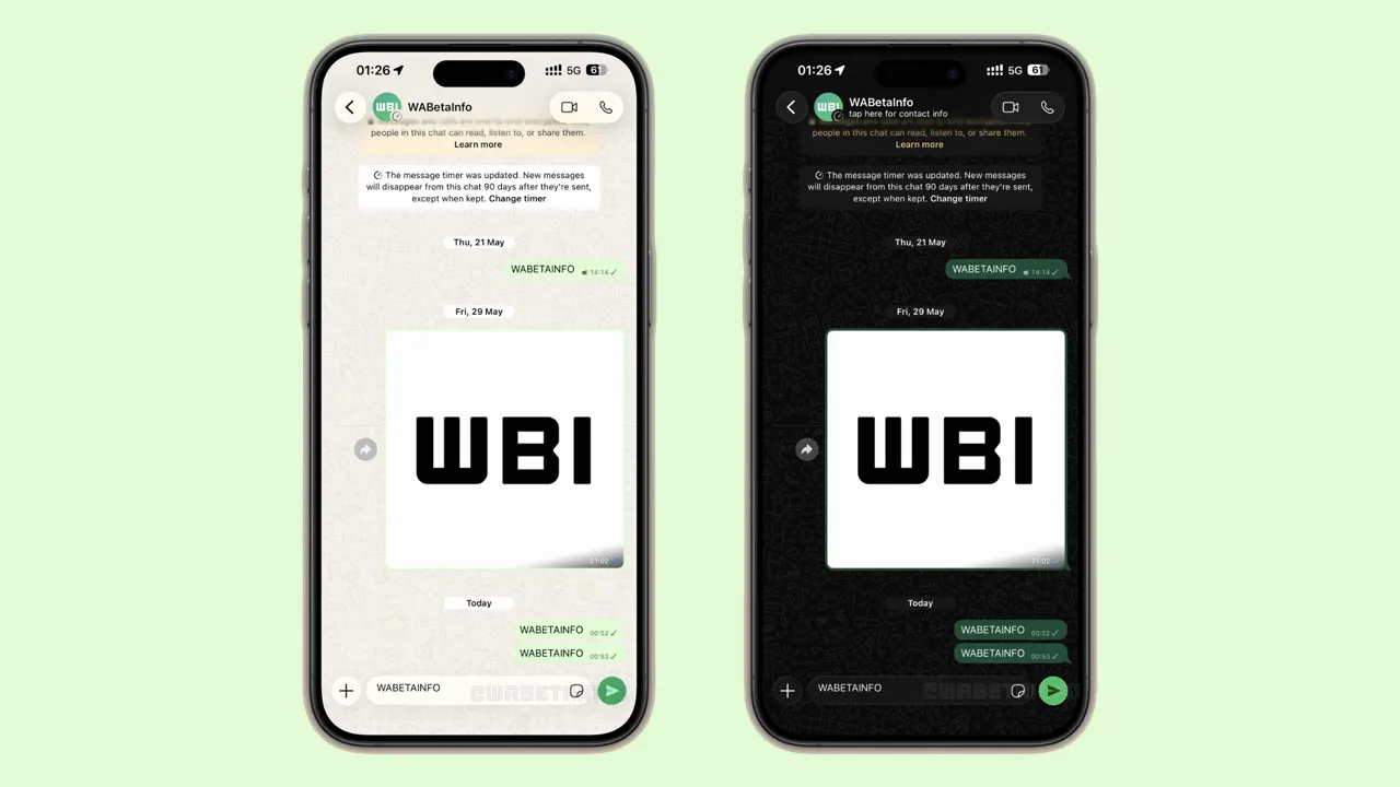 Yenilenen sohbet ekranı daha akıcı hale geliyor