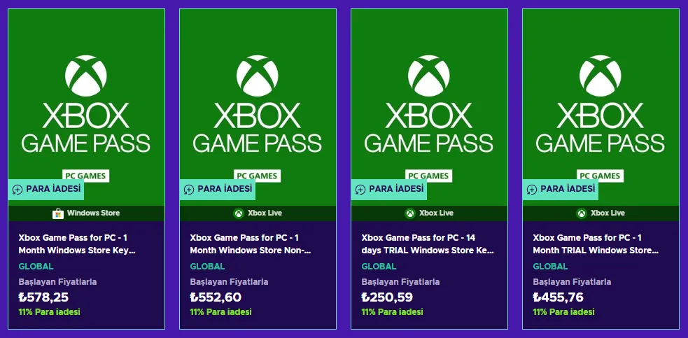 Xbox Game Pass eneba