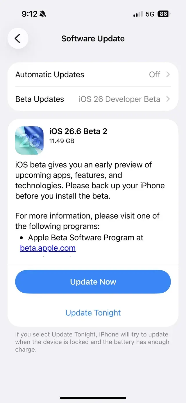 Performans ve güvenlik odaklı iOS 26.6 Beta 2 güncellemesi çıktı