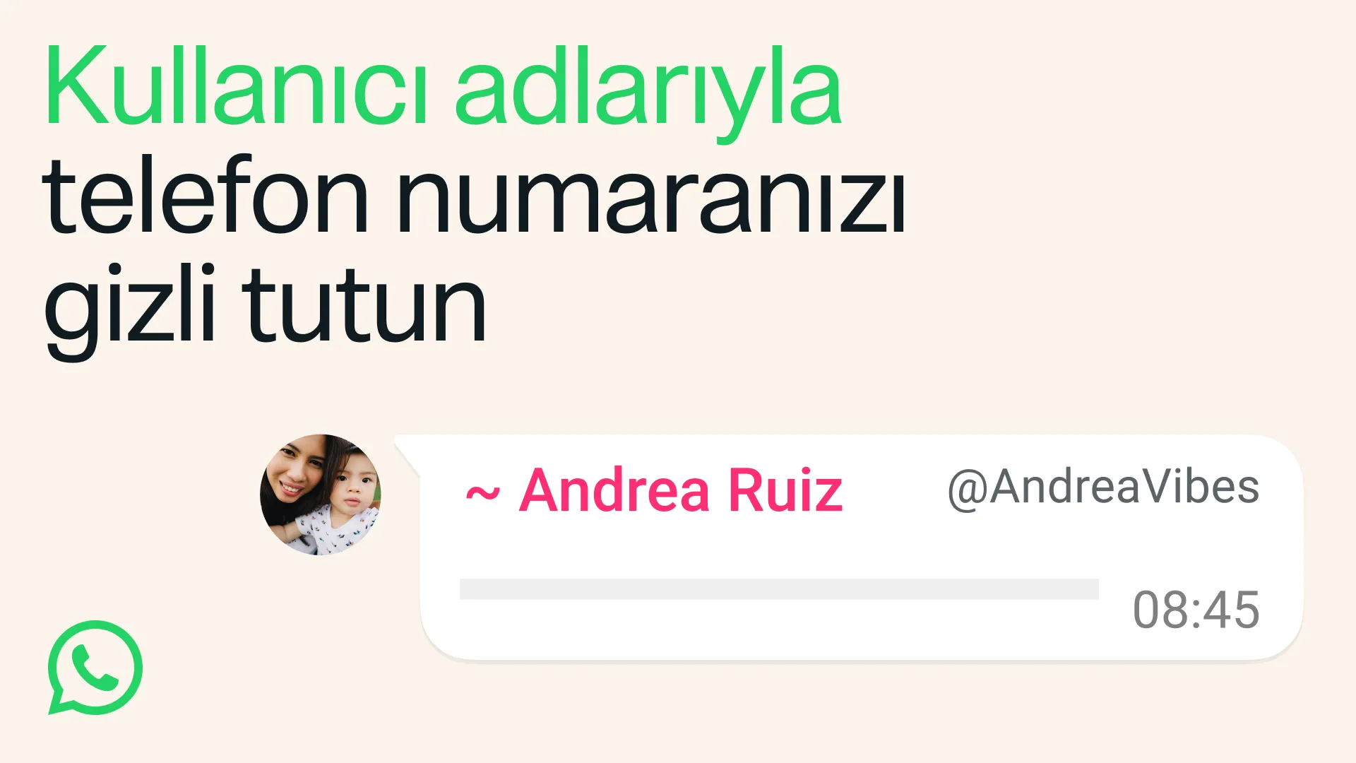 WhatsApp kullanıcı adı