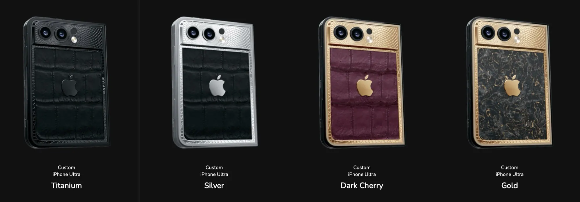 Katlanabilir iPhone Ultra Caviar koleksiyonu