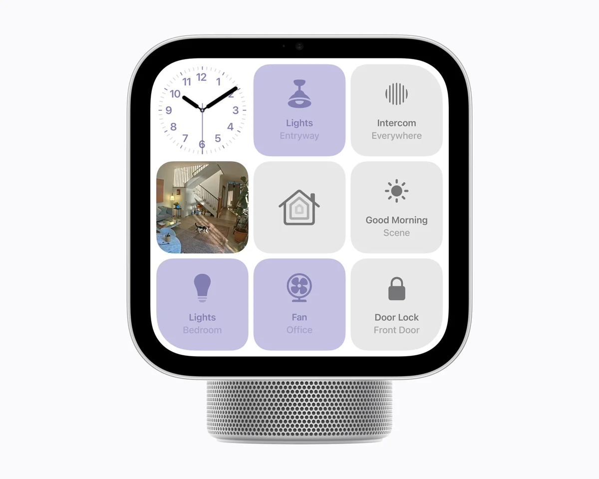Apple HomeView akıllı ev kontrol ekranı