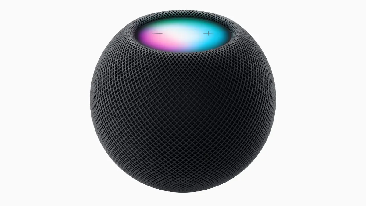 Gece yarısı renkli HomePod mini