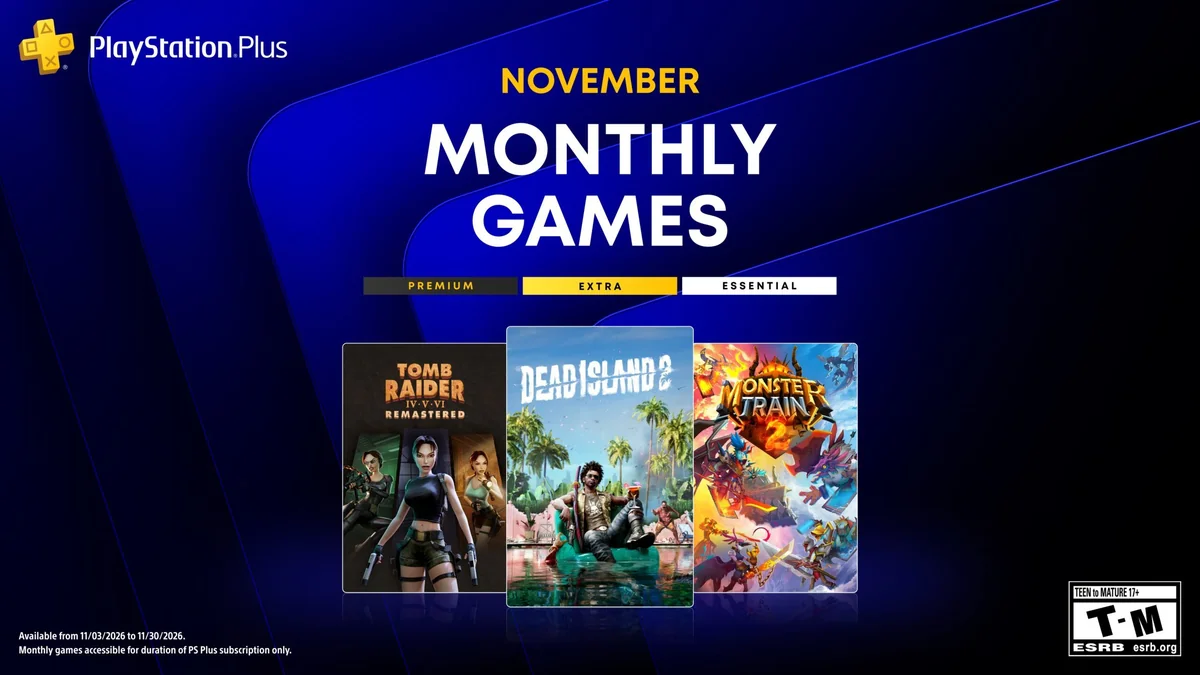 PlayStation Plus Kasım 2026 aylık oyunları